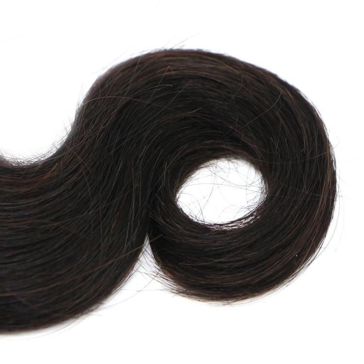 Cheap 1b Color Body Wave Indian Human Hair Weave