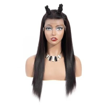 High Quality Wholesale Human Hair Lace Wigs in Natural Black Color #1b Straight Wig