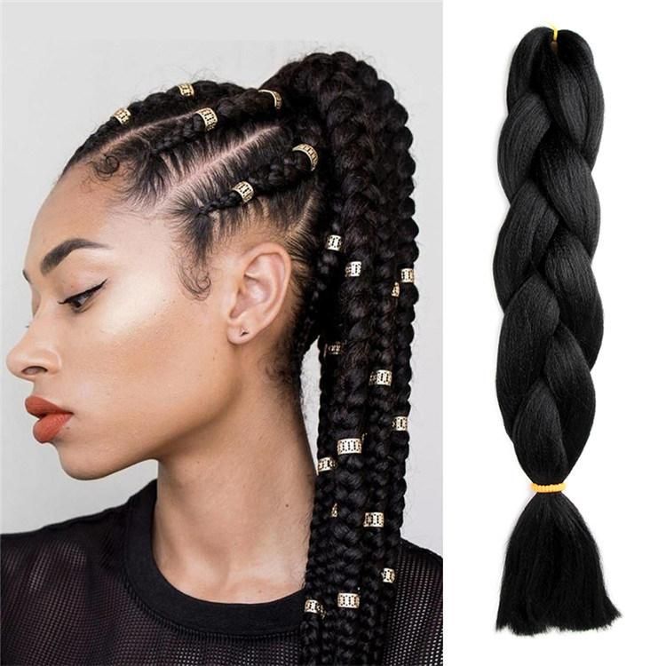 Kbeth Cheap Price Synthetic Hair Extension for Black Lady African Girls Love Most Fashion DIY Style Long Lasting Affordable Price Braided Extensions in Stock