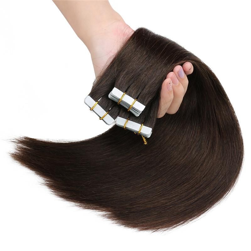 Super Tape Popular Double Drawn Hair Extension Tape Wholesale Tape Hair Extensions