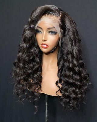30 32 34 36 38 40 Inch Mink Brazilian Front Lace Wig, 10A Grade 100% Natural Kinky Curly Lace Front Virgin Human Hair Wigs