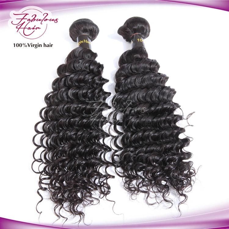 Unprocessed 100% Virgin Brazilian Human Hair Deep Wave Hair Extensions