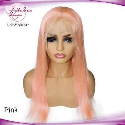 Best Pink Wig Real Natural Hair High Quality for Sale