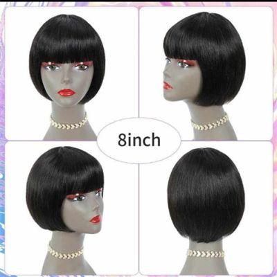 Glueless Hair Wigs Natutal Looking Bob Human Hair Wigs