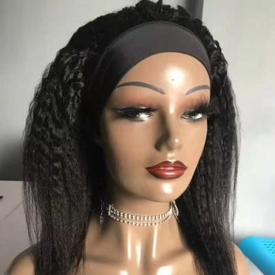 Easy to Wear Cheap Price Real Human Hair Headbang Wig