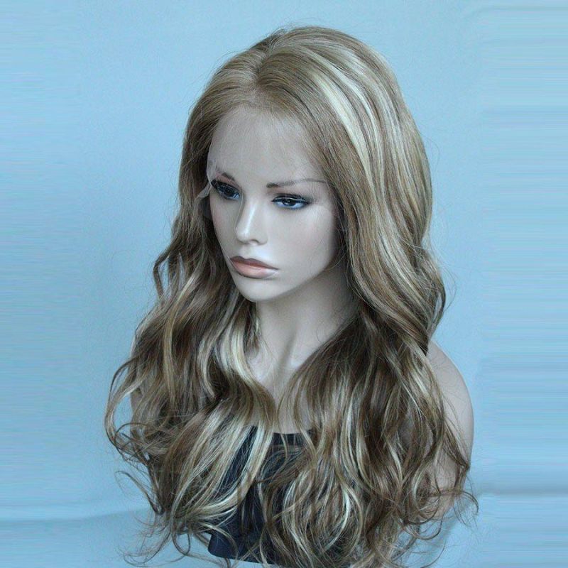 Belle 100% Top Quality Virgin Human Hair Lace Front Wig