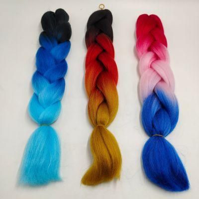 24&quot; Three Color Chemical Fiber Synthetic Hair Big Braids