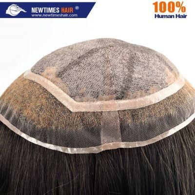 Custom Silk Top and Lace Base Women&prime;s Hair Replacement System