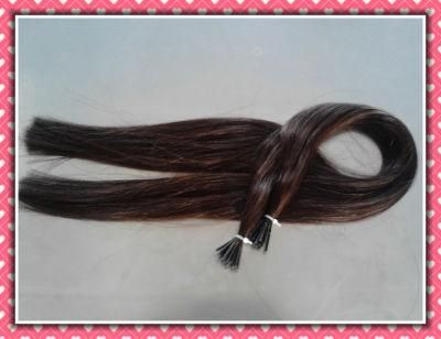 European Remy Blonde I Tip Human Hair Extensions