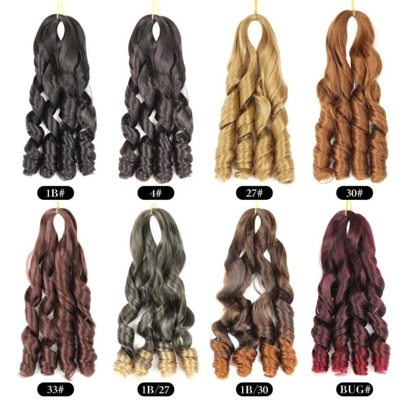 Spanish Curly Braids Hair Extensions Deep Curly Cheap Wavy Braiding Hair Spiral Curl Hair Twist Ruwa Pre Stretched