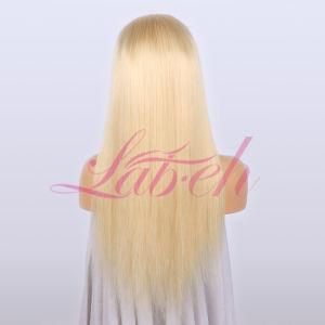 Brazilian Hair Blonde Straight Pre Plaucked Full Lace Wigs