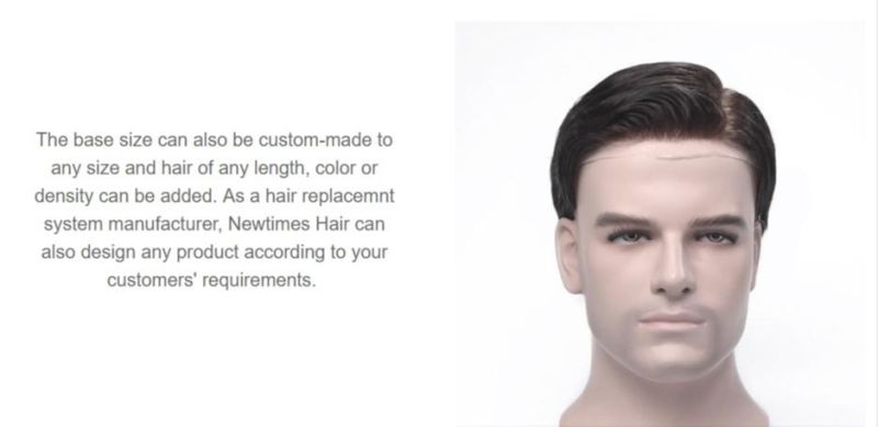 Look Natural Ultimate Hair Replacement Men′s Wig