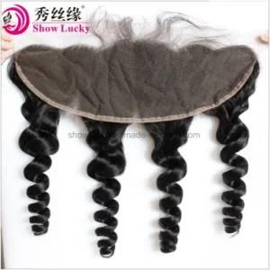 100% Virgin Hair 10A Grade Unprocessed Brazilian Human Hair Extension 13*4 Top Lace Frontal Pieces Loose Wave