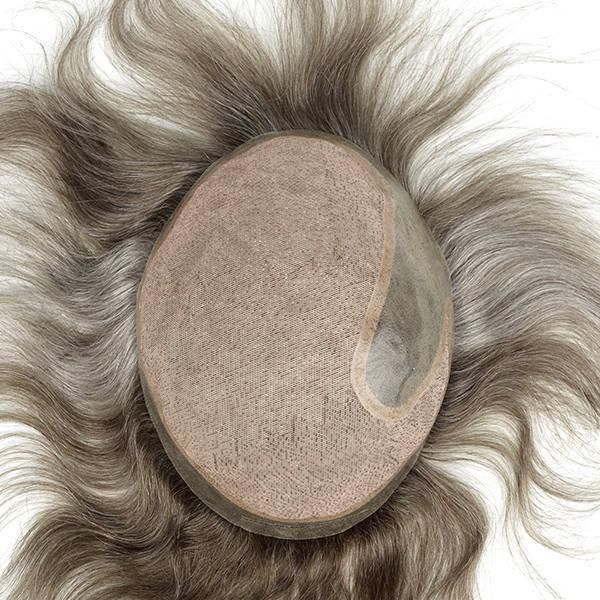 Injected Lace with Injected Skin Parting Realistic Hairpiece