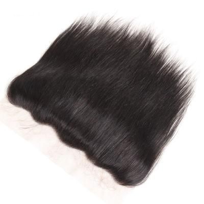 Shine Silk Brazilian 13X4 Ear to Ear Pre Plucked Lace Frontal Closure Straight with Baby Hair Remy Human Hair Free Part