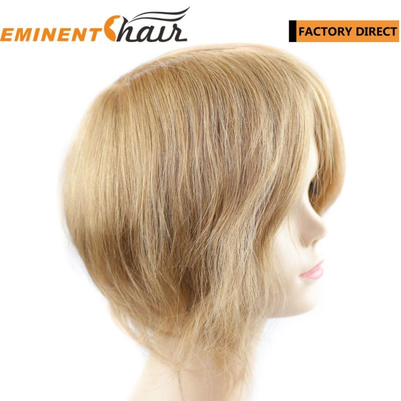 Natural Hairline European Hair Women Skin Wig