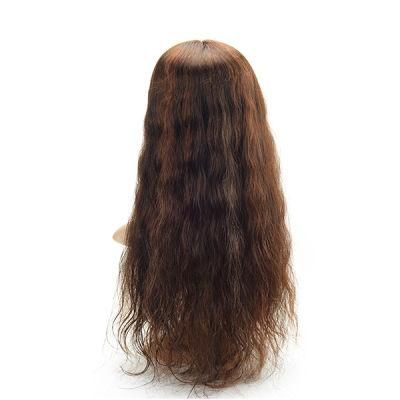 Women Hair Systems Clear PU with Lace Window and Mono Lace Front