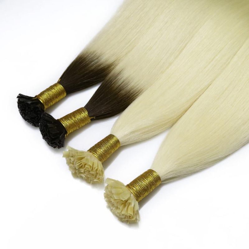 1GS Straight Human Hair V Tip Hair Extensions Keratin Capsule Remy Natural Pre Bonded Fusion Hair
