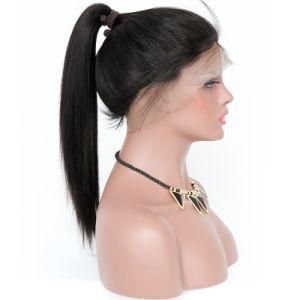 Indian Hair 360 Full Lace Frontal Wigs Can Wear High Ponytails