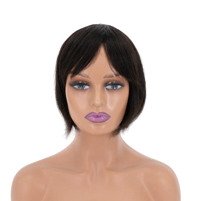 Kbeth Short Lady Wig with Baby Hair 2021 Fashion Cheap Bob Affordable Price Straight Machine Made Unprocessed Brazilian 100% Cuticle Aligned Wigs Vendor