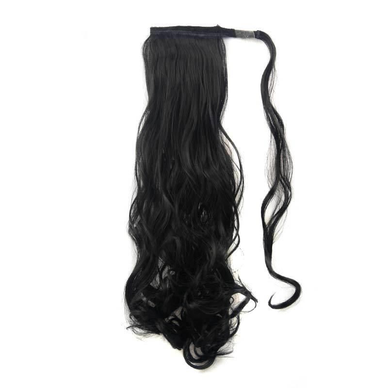 24inch Wholesale Human Hair Extensions Synthetic Curly Braiding Ponytail Extension