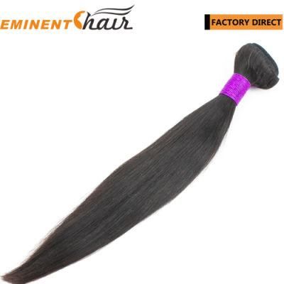 Straight Human Hair Bundles with Closure Natural Color