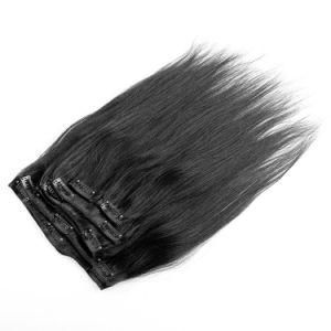 Brazilian Human Hair Straight Hair Extensions Clip