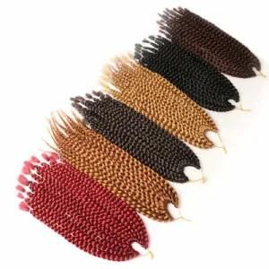 3D Cubic Crochet Twist Braids Synthetic Hair 18&quot; 12strands/Pack Twist Braid Hair