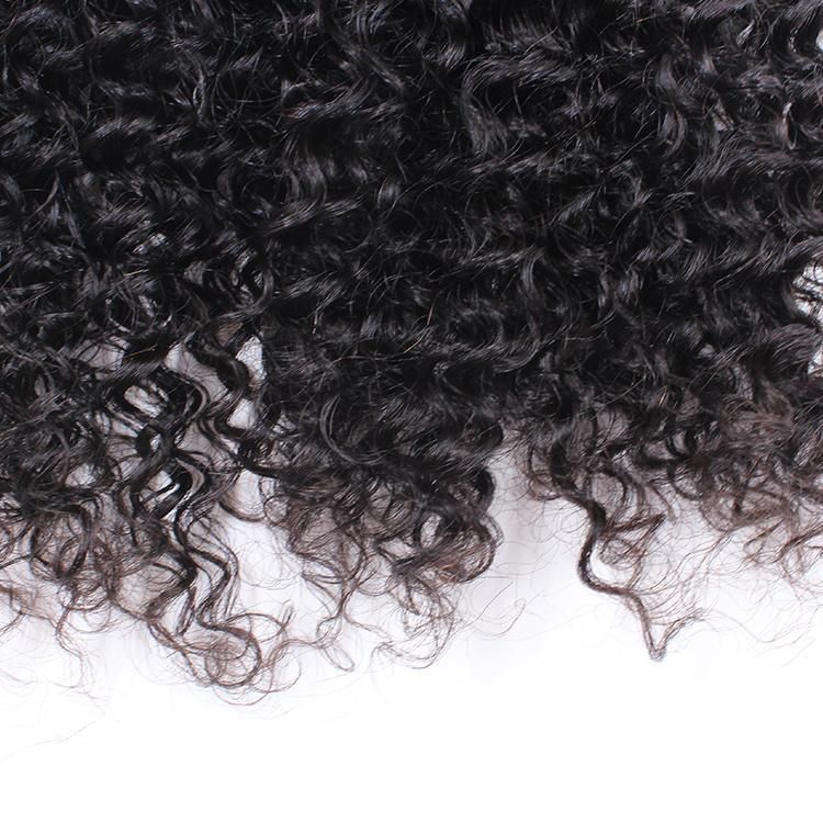 10A Grade Brazilian Human Extension Virgin Kinky Curly Nano Ring Remy Hair Weft