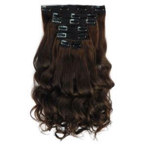 Peruvian Dark Brown Loose Wave Clip-in 100% Human Hair