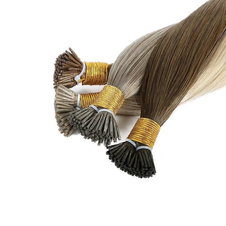 12A Virgin 100% Raw Kinky Straight Double Drawn I Tip Human Hair Extension