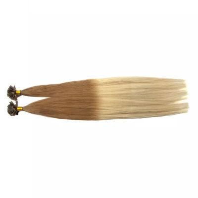 0.8g/S 16&quot; 18&quot; 20&quot; 100% Remy Huma Pre Bonded Flat Tip Hair Extension Straight Capsules Keratin Fusion Hair 40g/PAC