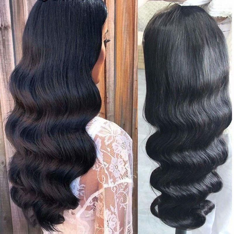360 Lace Frontal Wig Body Wave Full Lace Human Hair Wigs Pre Plucked with Baby Hair 26 Inches