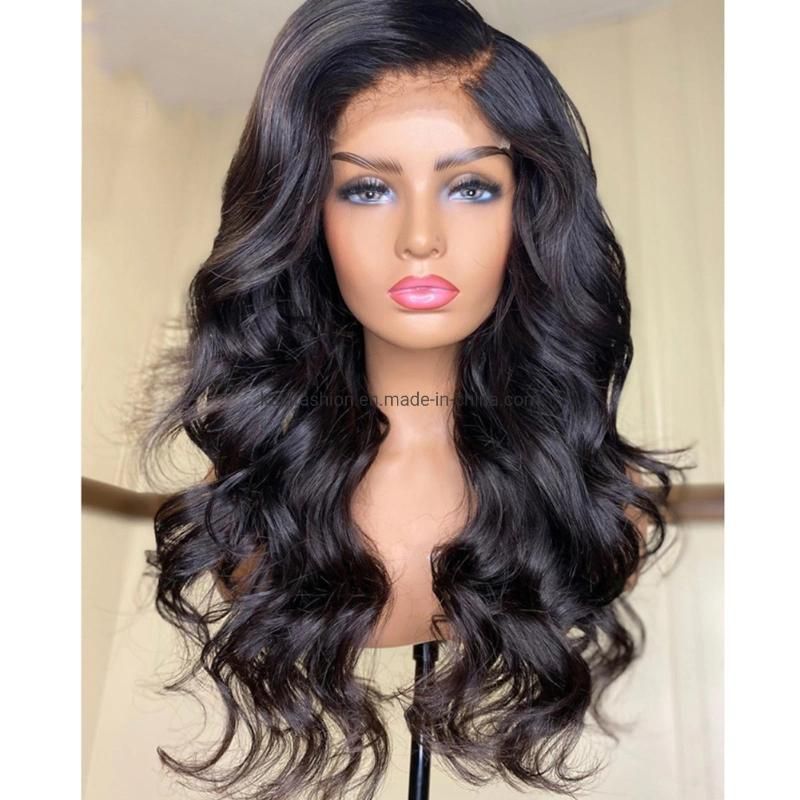 Cheap High Temperature Heat Resistant Synthetic Fiber Synthetic 1b# Body Lace Frontal Wig