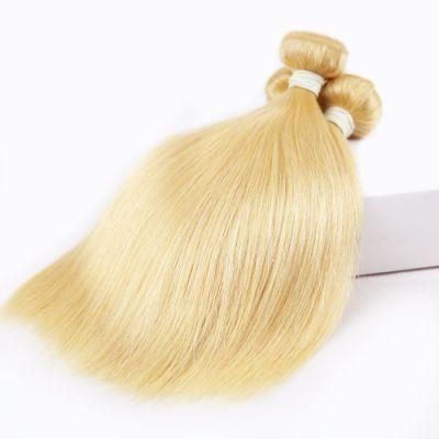Riisca Hair Color 613# Natural Straight Peruvian Human Hair Weave