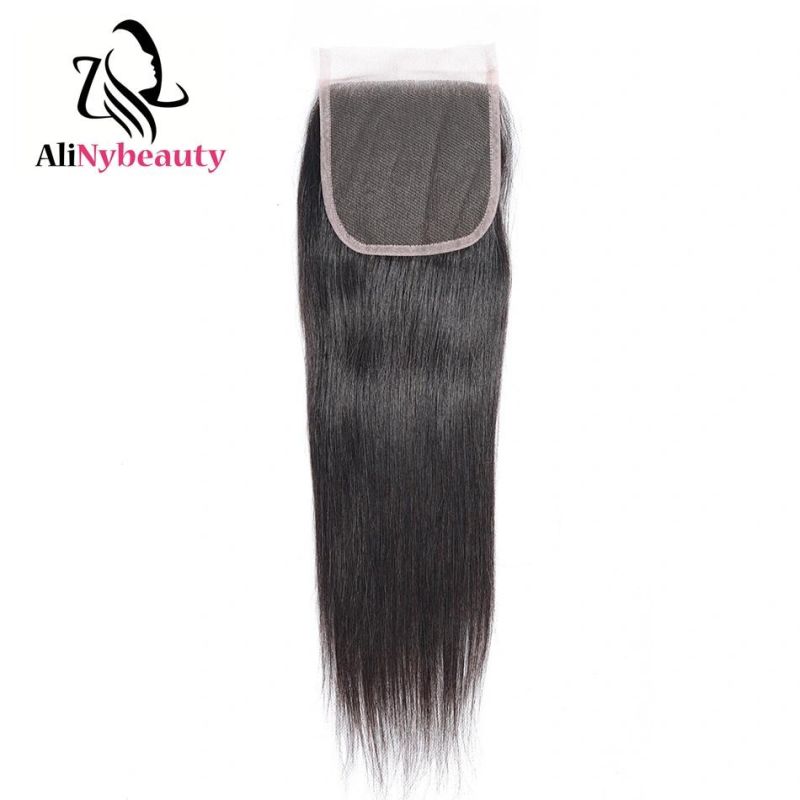 Alinybeauty Wholesale 100% Virgin Human Hair Lace Closure