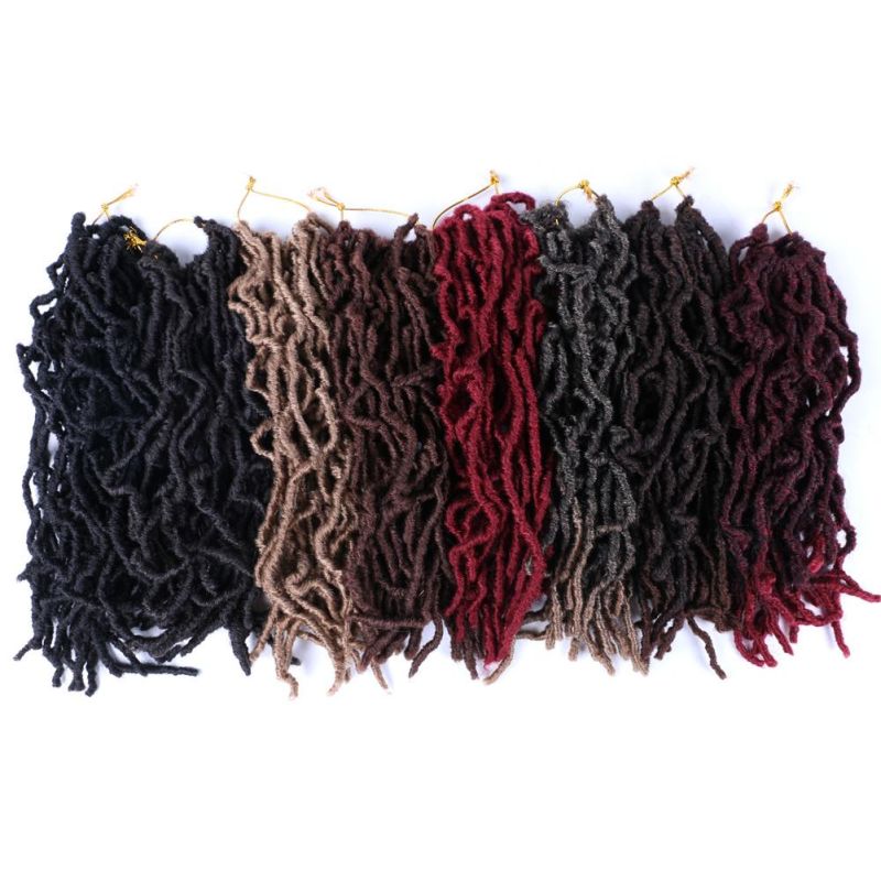 14" New Dreadlocks Nu Locs Crochet Braids Synthetic Crochet Braiding Hair Extension