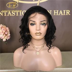 Top Quality Brazilian/Indian Virgin/Remy Human Hair Full/Frontal Lace Wig with Natural Color