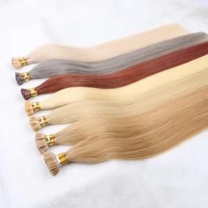 20 Inch and 22 Inch 10A 100% Remy Pre Bonded Flat Tip Keratine Human Hair Extensions with Cuticle Intact Quality