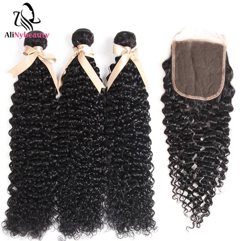 Wholesale Brazilian Virgin Hair Bundles with Lace Closure