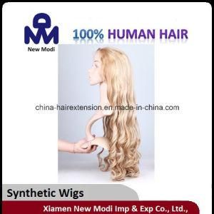Synthetic Hair Full Lace Wig with Hair Extension