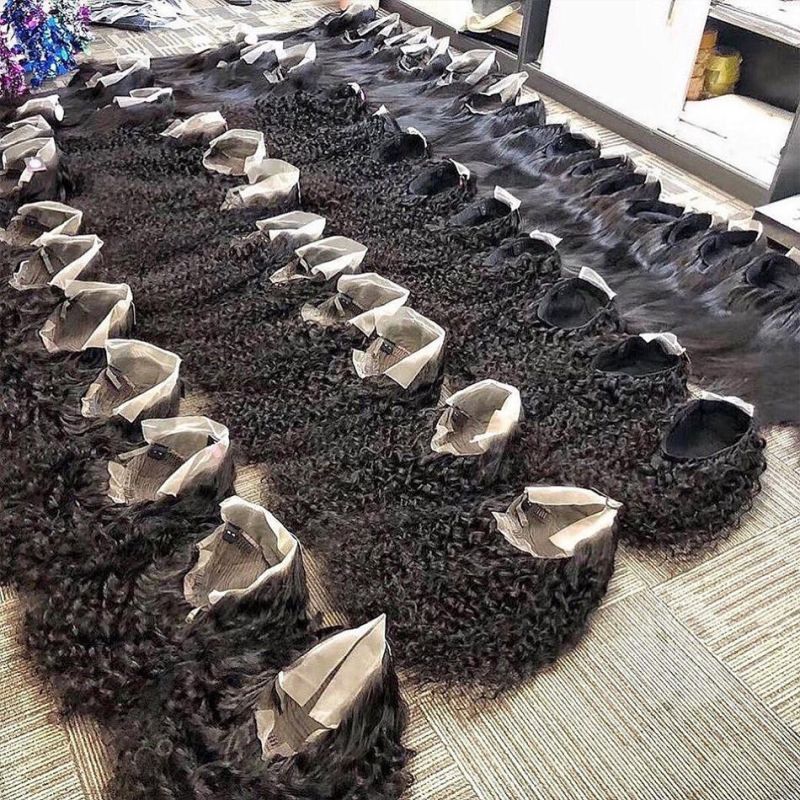 2022 Hot Selling Cuticle Aligned Virgin Hair Unprocessed Brazilian Hair Long Straight Human Hair Lace Wigs