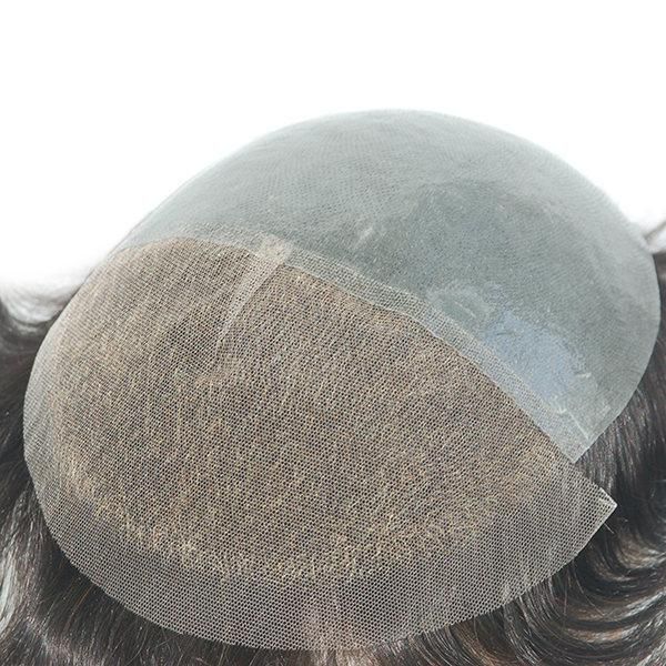 Transparent Skin with French Lace Front Human Hair Wig