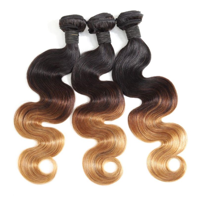 Wholesale Bundles Virgin Hair Body Wave Ombre Hair Extensions