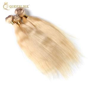 100% European Hair Extension 613 Color Blonde Human Hair