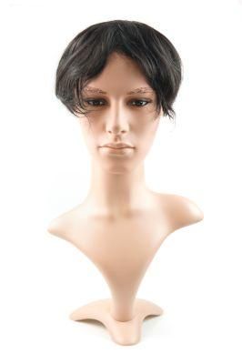 Factory Stock Virgin Human Hair Replacement Men Toupee