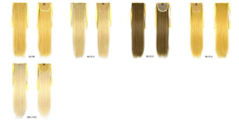 Wendyhair Straight Hair Ponytail Extension Wrap Ponytail Synthetic Hair