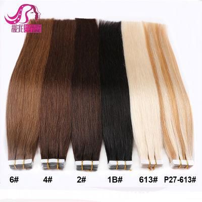 Full Hair Cuticle Grade 7A/8A/9A/10A Russian Hair Remy Tape Hair Extensions