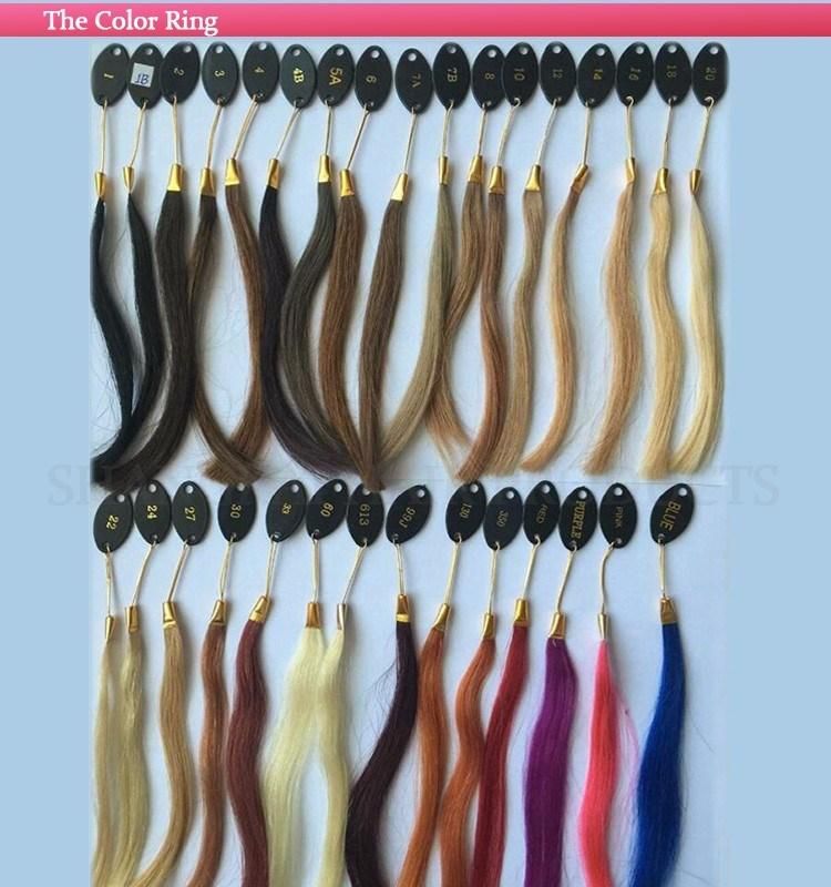 High Quality 100% Brazilian Hair Full Cuticle Hair 24inches Nano Ring Hair Extensions