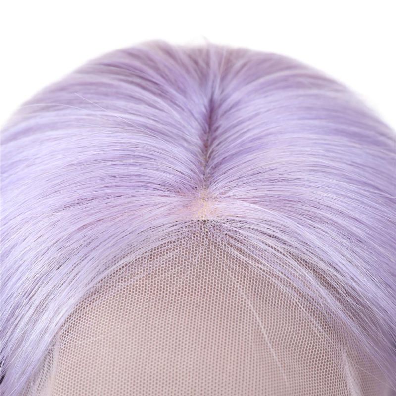 Kbeth Human Hair Wig for Sexy Black Women 2021 Summer Fashion Custom Purple Color 14 Inch Remy 100% Virgin Full HD Lace Hair Extension Short Bob Wig Vendors